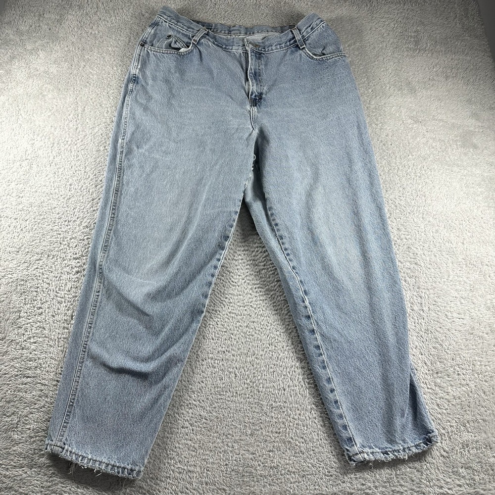 VINTAGE Gitano Jeanswear Jeans Mens 33x26 Straight Fit‎ Distressed Lightwash